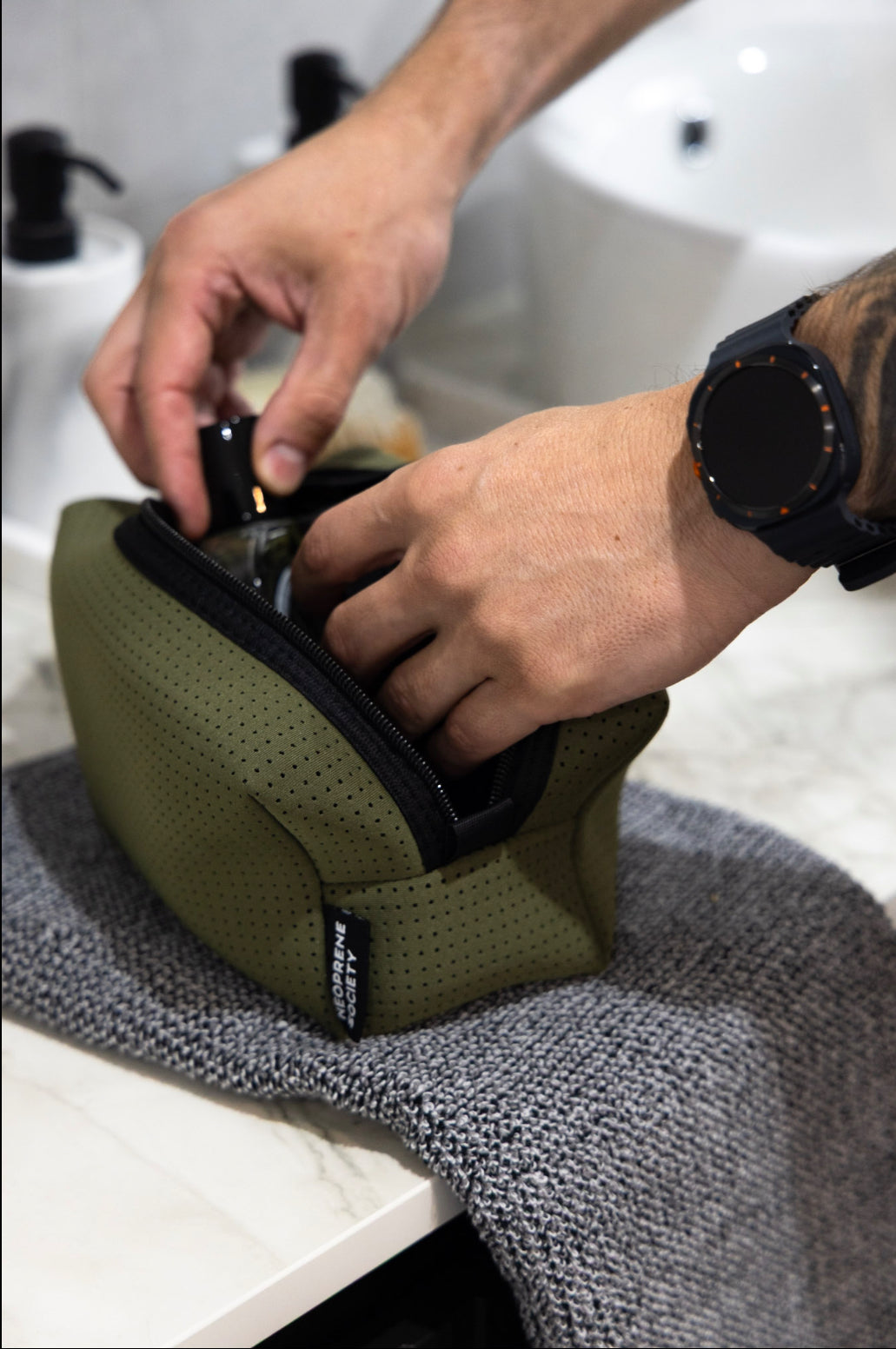 Neoprene Khaki case