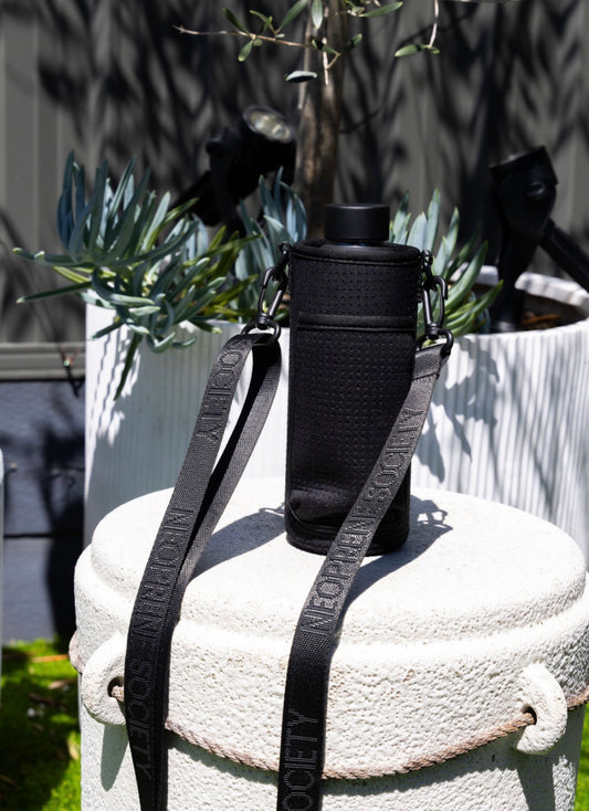 Neoprene Phone Bottle Bag Black