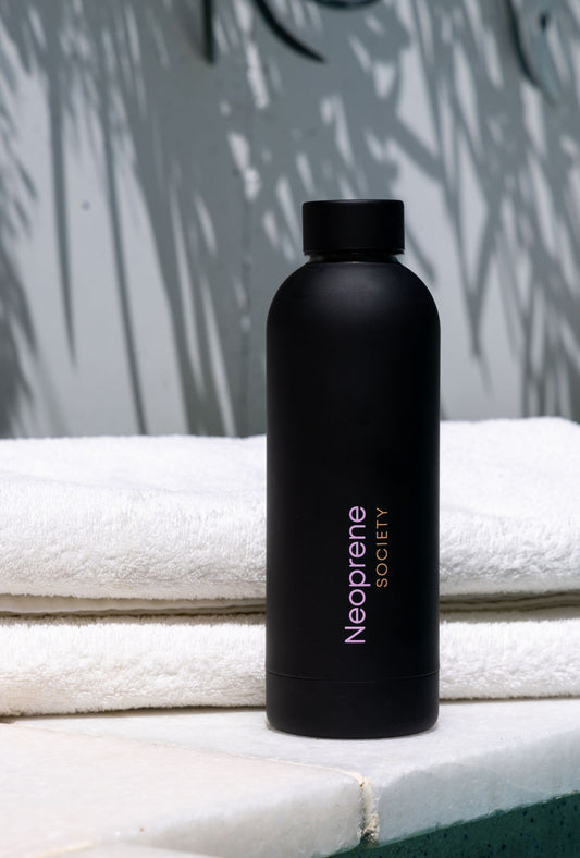 Neoprene insulated hot cold water bottle 500ml